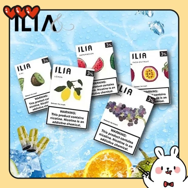 ILIA煙彈｜31種口味 哩啞一代透明發光彈 通用一代3顆裝 ILIA電子煙#日